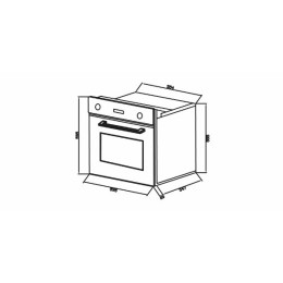 Forno Madri Multifunção Analógico 60cm 7 Funções  - Debacco